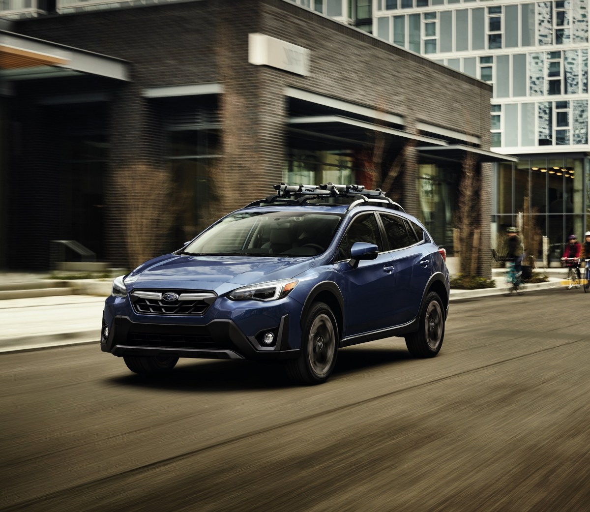 Subaru models like the 2022 Impreza and Crosstrek, like this one, promise affordable insurance rates.