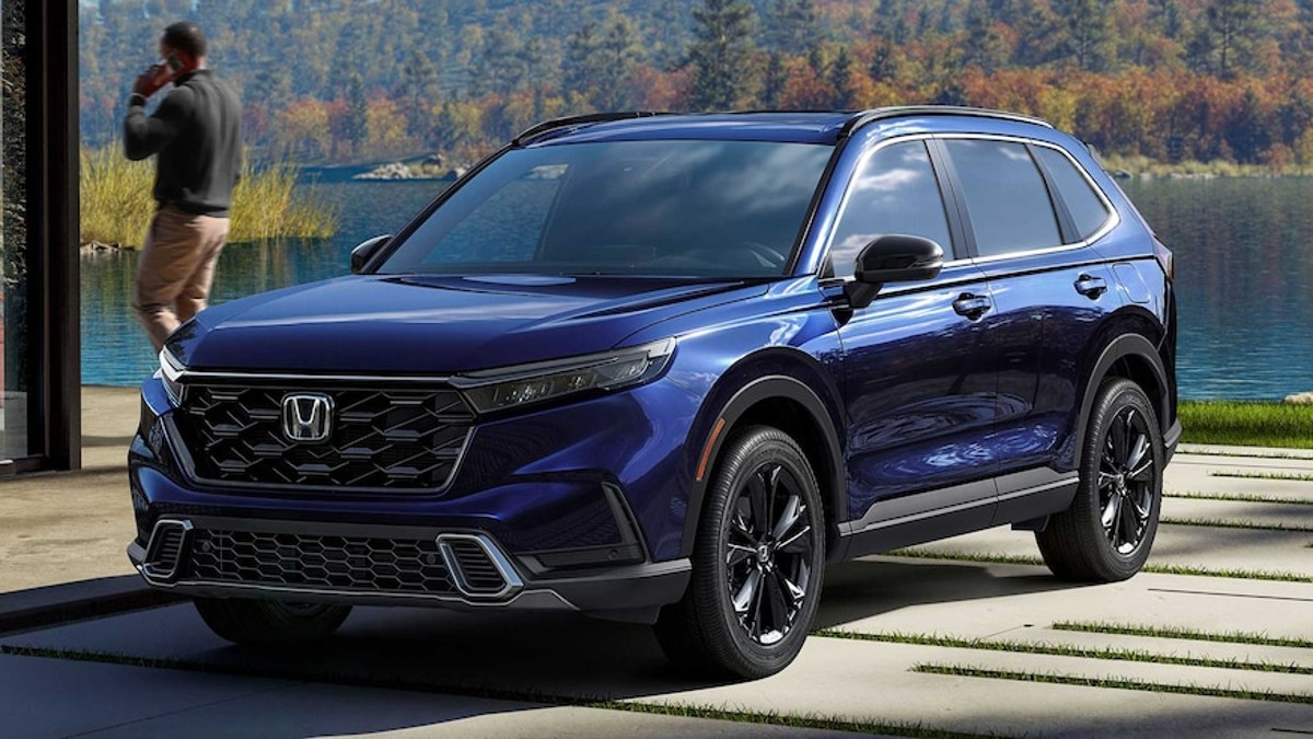 Blue 2023 Honda CR-V Hybrid