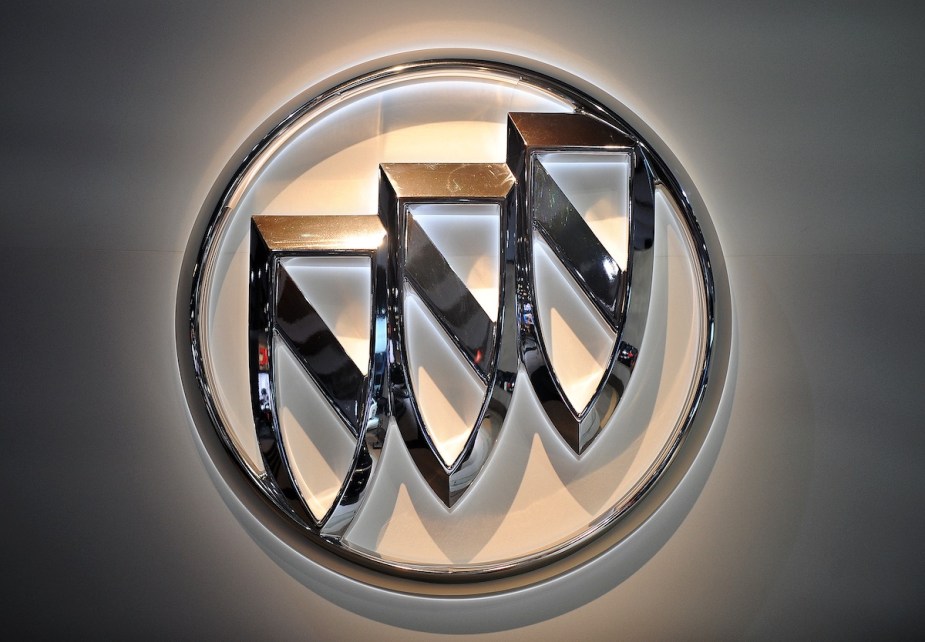 Buick logo, maker of the most reliable Buick model. 