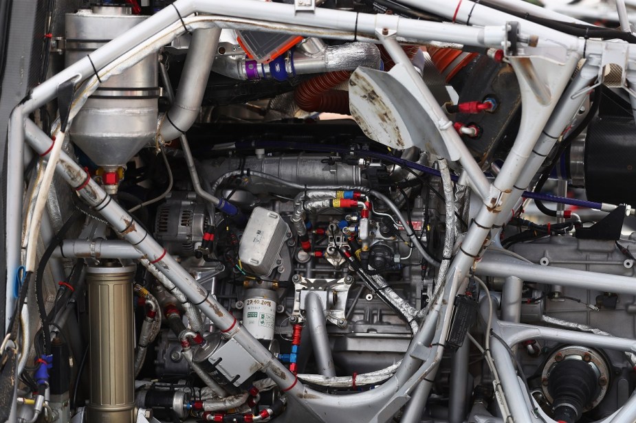 Dakar Rally Engine bay