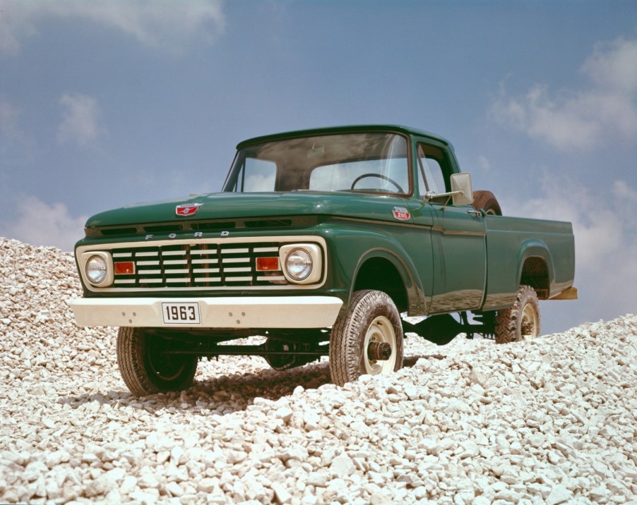 The Ford Heritage Vault shows this 1963 Ford F-250