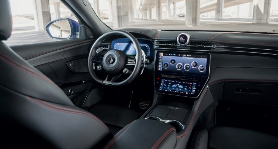 The 2023 Maserati Grecale interior.