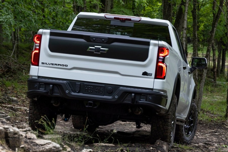 Rear View 2023 Chevy Silverado 1500 ZR2 Bison