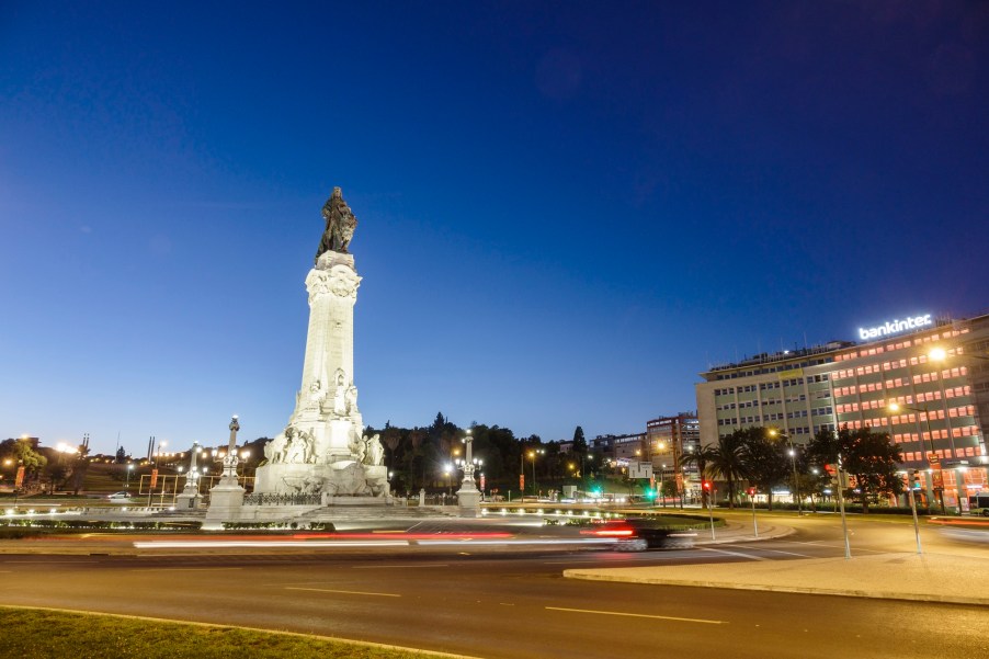 Renting a car from rental companies in other countries is a great idea, but Americans should be mindful of roundabouts like this.