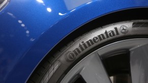 Tesla's wheels and tires, including winter tires for Tesla, are primarily Continental and Michelin products.