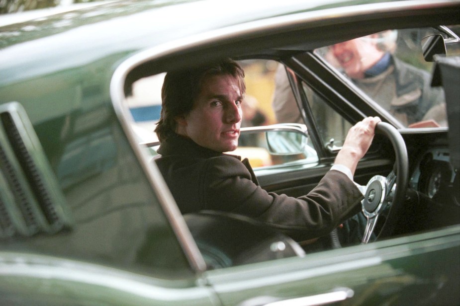 Tom Cruise, like Tim Allen and Jay Leno, is one of the celebrities with a Ford Mustang in his garage. 