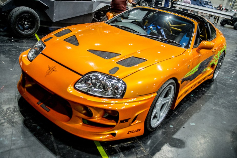 a modified 1995 Toyota Supra 