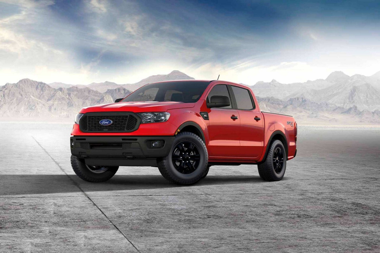 The best pickup trucks for the money include this red Ford Ranger XL