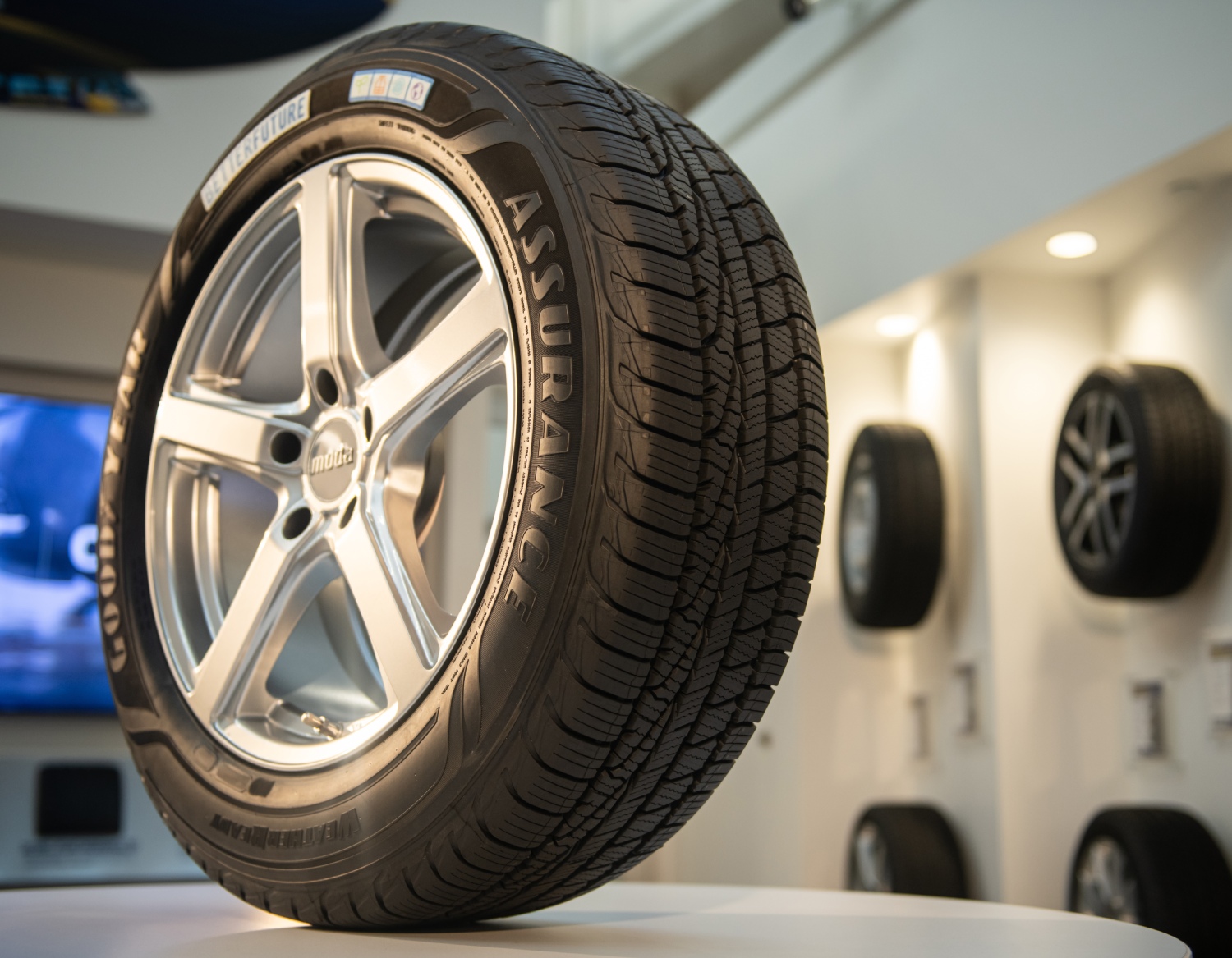 New Goodyear sustainable tires are made from recycled materials