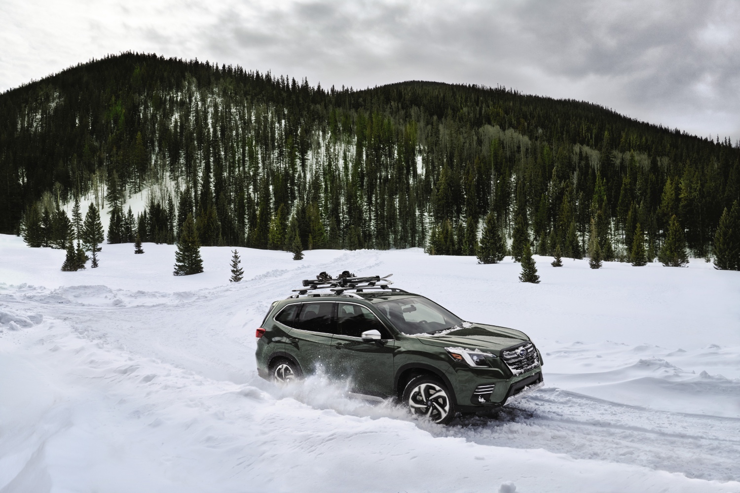 These reliable all-wheel drive Subaru SUVs include the Forester pictured here