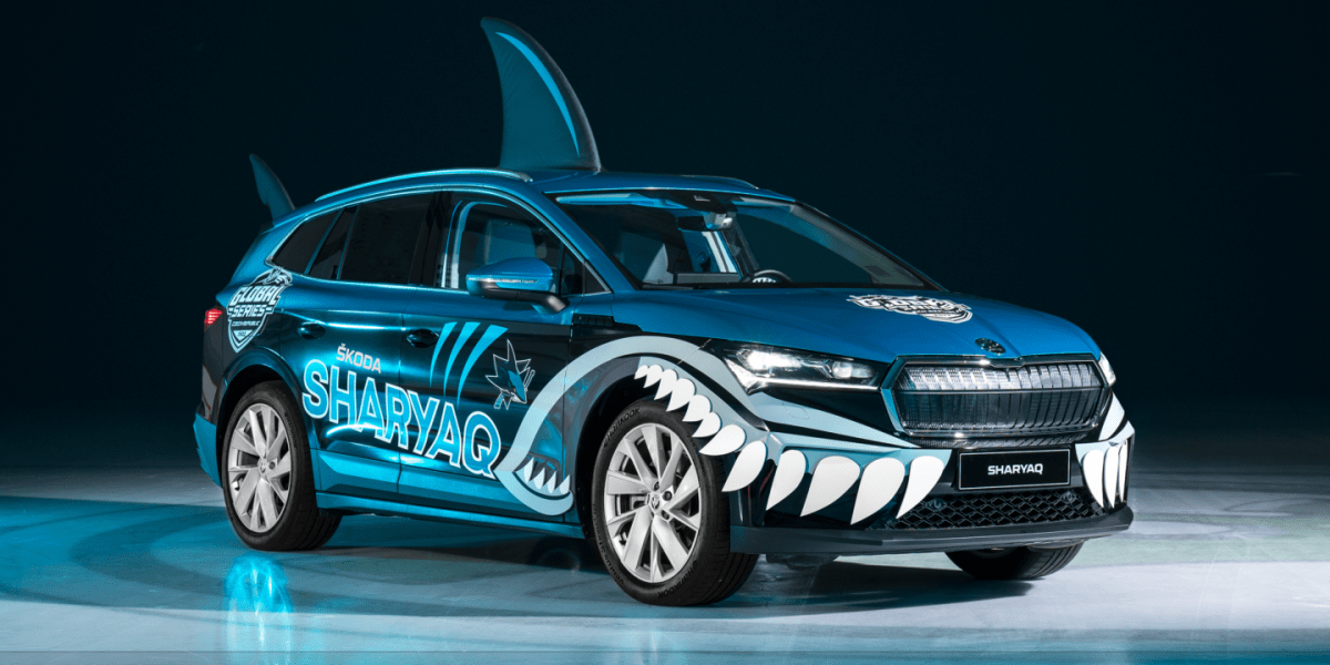 The San Diego sharks Skoda 