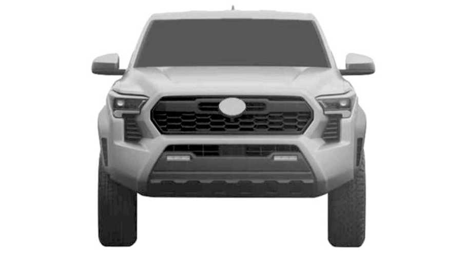 2024 Toyota Tacoma design patent rendering