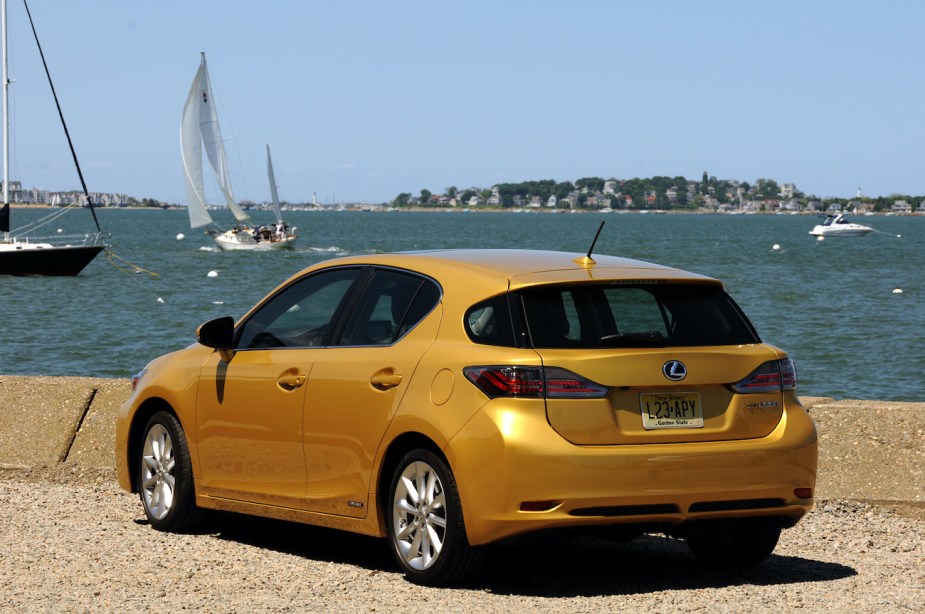 2012 Lexus CT200h rear view