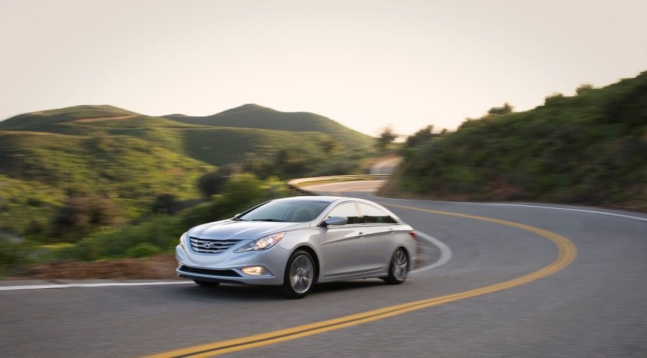 2013 Hyundai Sonata silver