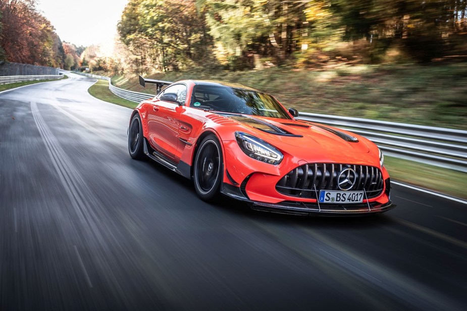 2020 Mercedes AMG GT orange