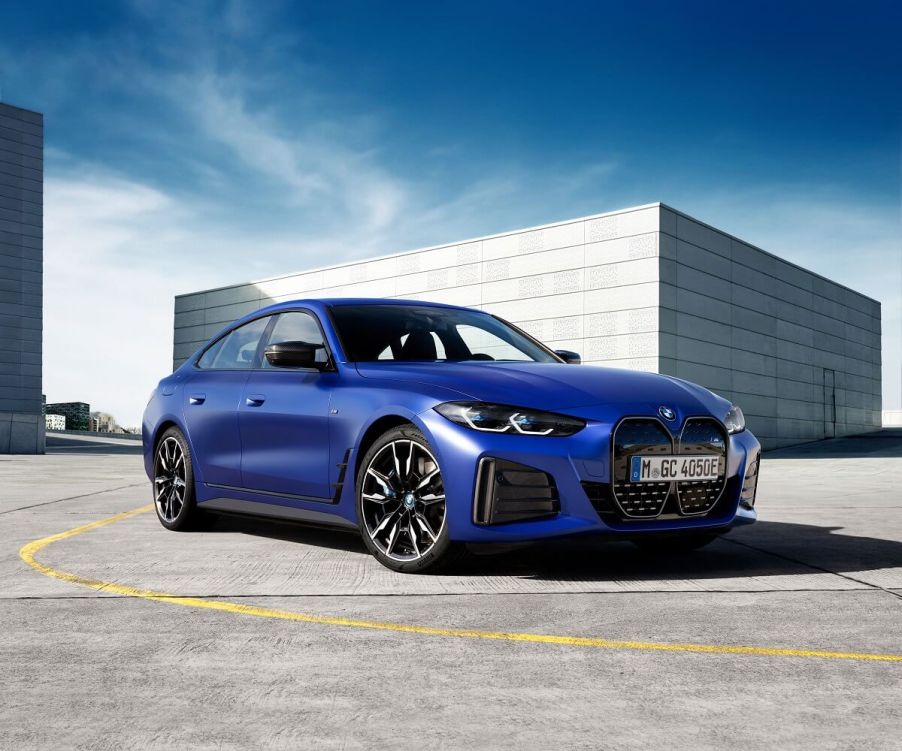 2021 BMW i4 M50 blue