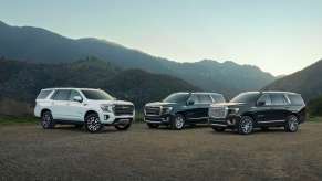 The 2022 GMC Yukon AT4, SLT and Denali