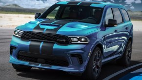 2023 Dodge Durango SRT Hellcat on a track