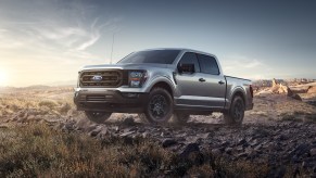 A 2023 Ford F-150 parked outdoors.