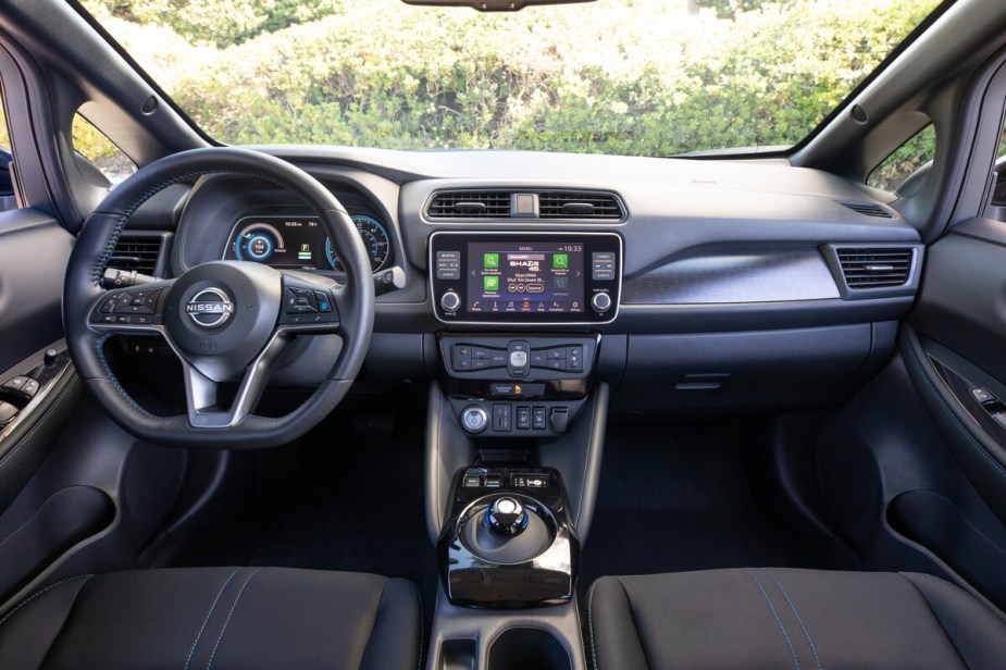 2023 Nissan LEAF interior