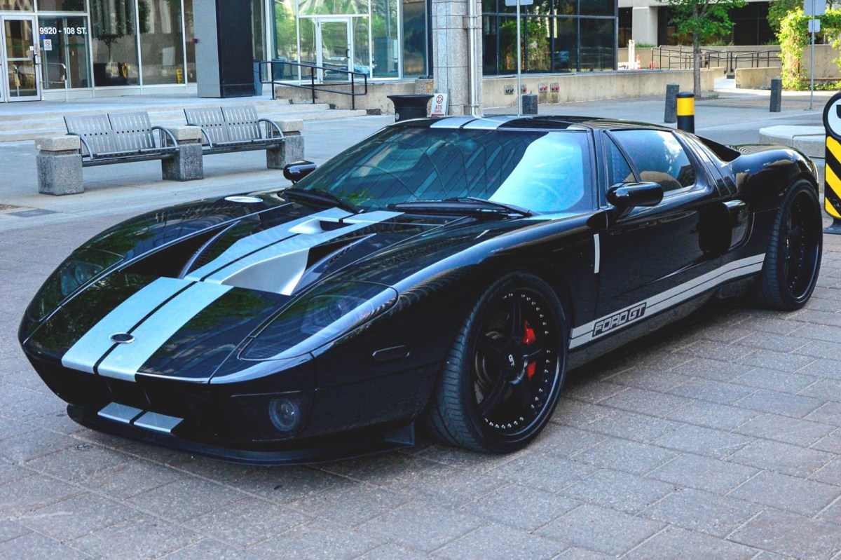 A Black 2006 Ford GT