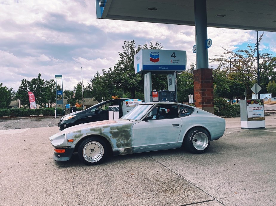 Datsun 240Z kaido racer with big wheels