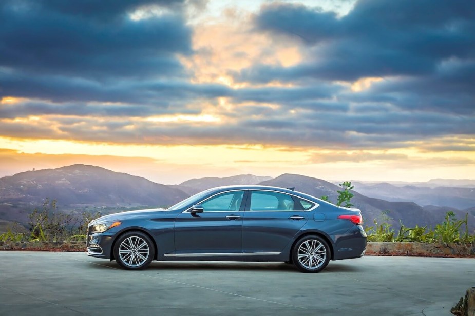 2023 Genesis G80 side view