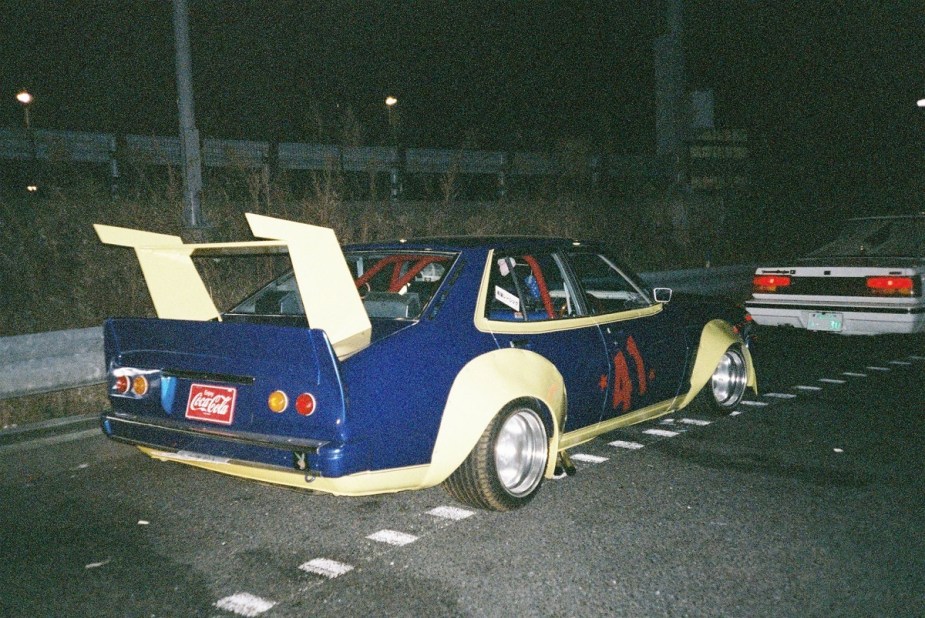 Nissan Skyline kaido racer with big wheels