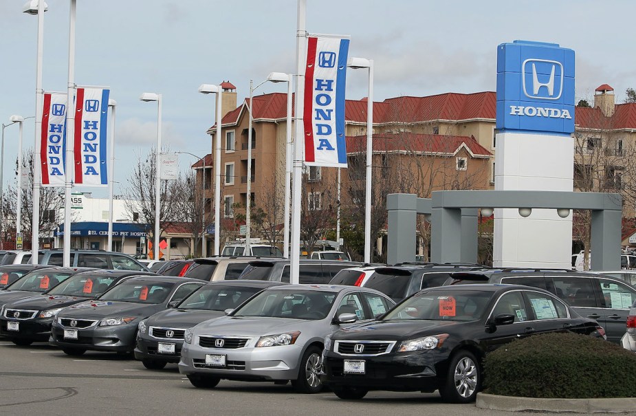 A Honda dealership in California.