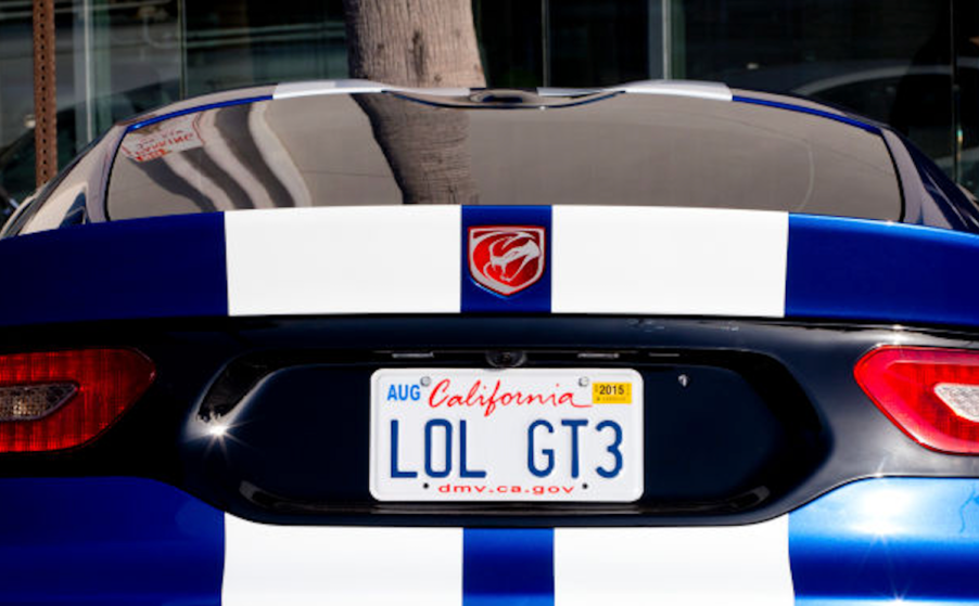 license plate