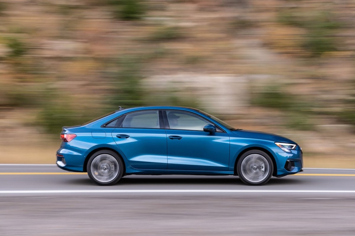 2023 Audi A3 in side profile