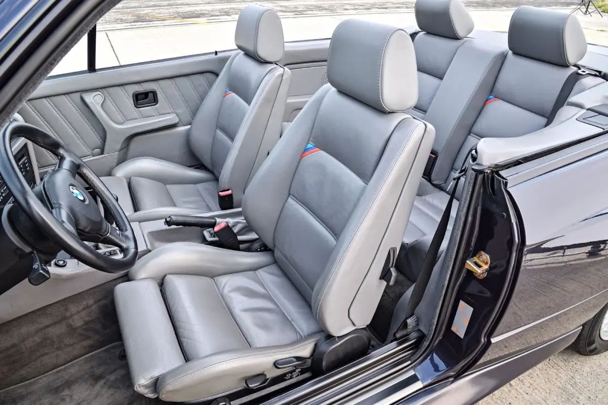 Interior of an 80's BMW 3 Series