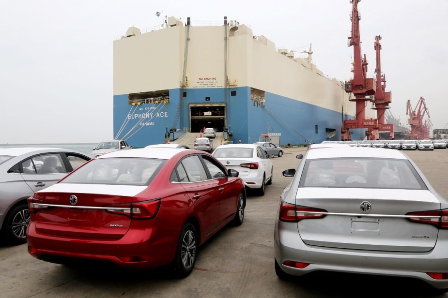 RoRo Shipping yard