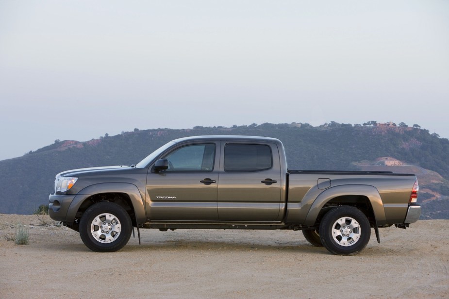 The best compact pickup trucks from 2009 include the Toyota Tacoma seen here