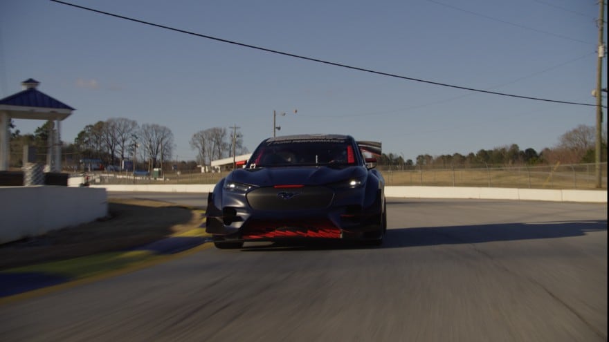 Ford's Formula 1 announcement includes this racing version of the Mustang Mach-E