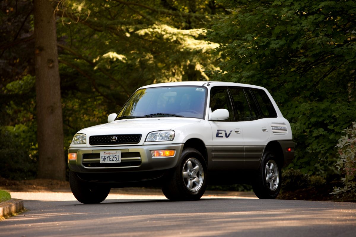 The Toyota RAV4 EV was only available on the West Coast 