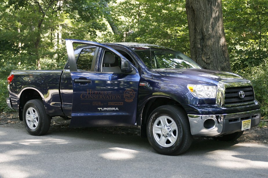 A 2007 Toyota Tundra, similar to the million-mile Tundra.