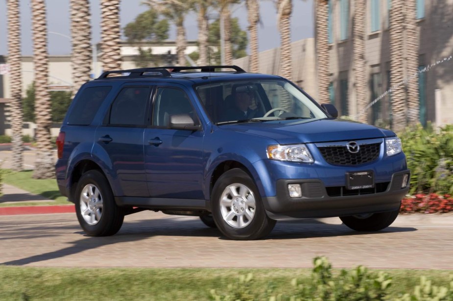 2011 Mazda Tribute in blue 