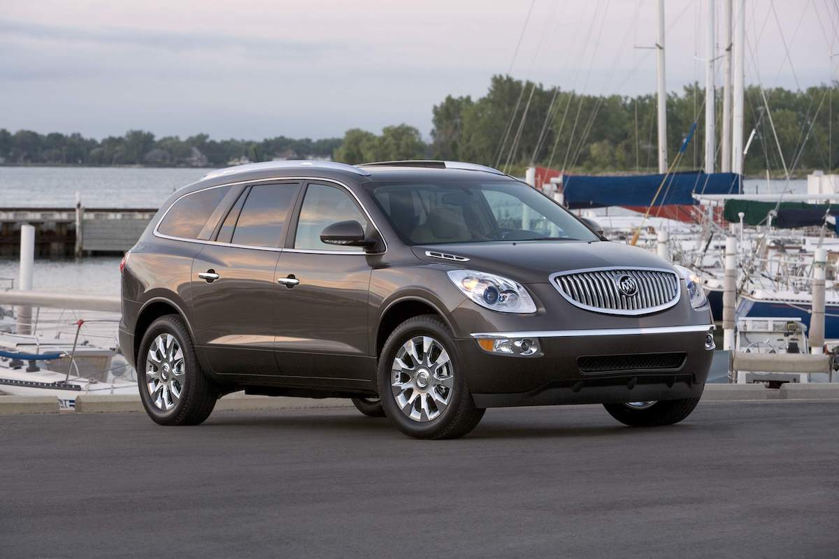 A 2012 Buick Enclave parked outdoors.