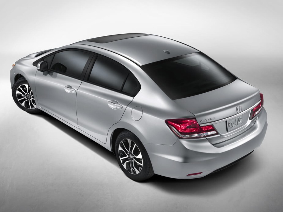 2013 Honda Civic EX-L silver