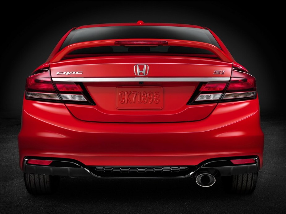 2013 Honda Civic Si red