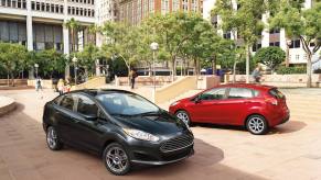 2015 Ford Fiesta red