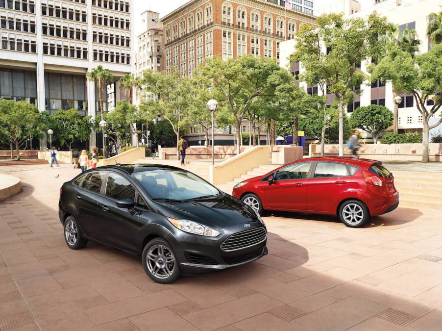 2015 Ford Fiesta red