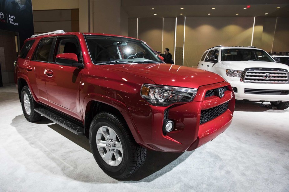 2017 Toyota 4Runner In red 