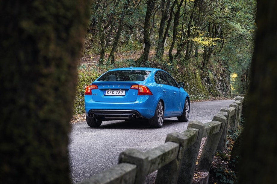 2017 Volvo S60 Polestar blue