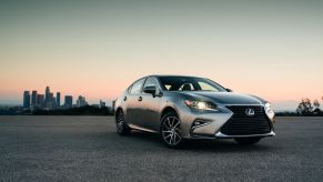 2018 Lexus ES in the sunset