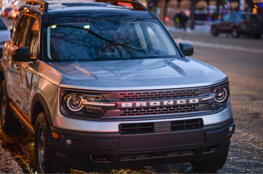 2021 Ford Bronco parked on a street