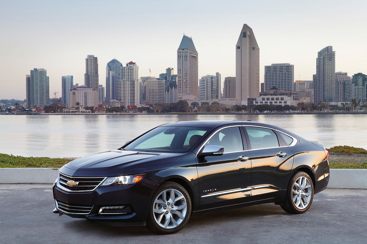 A 2020 Chevrolet Impala LTZ is the lone american full-size sedan