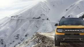 A 2023 Ford Bronco Sport Badlands in yellow