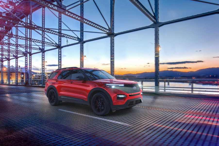 Red 2023 Ford Explorer